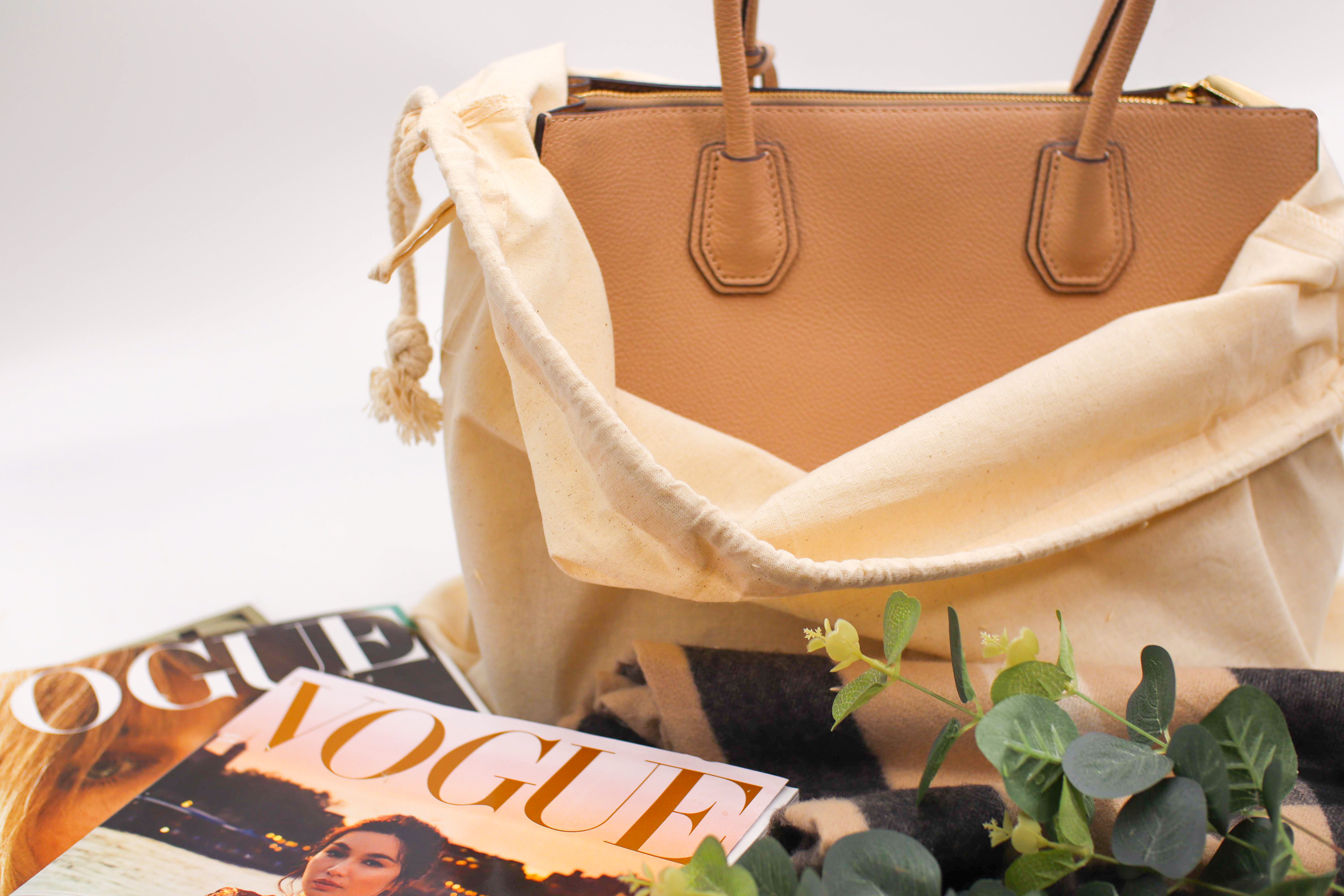 Product photography featuring a luxury handbag