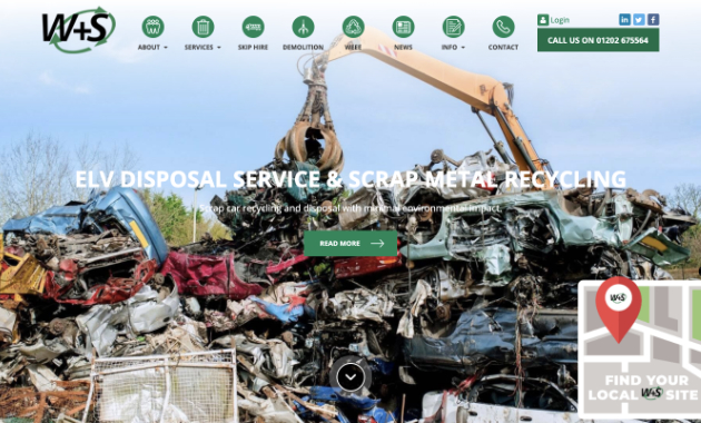 W&S Recycling home page