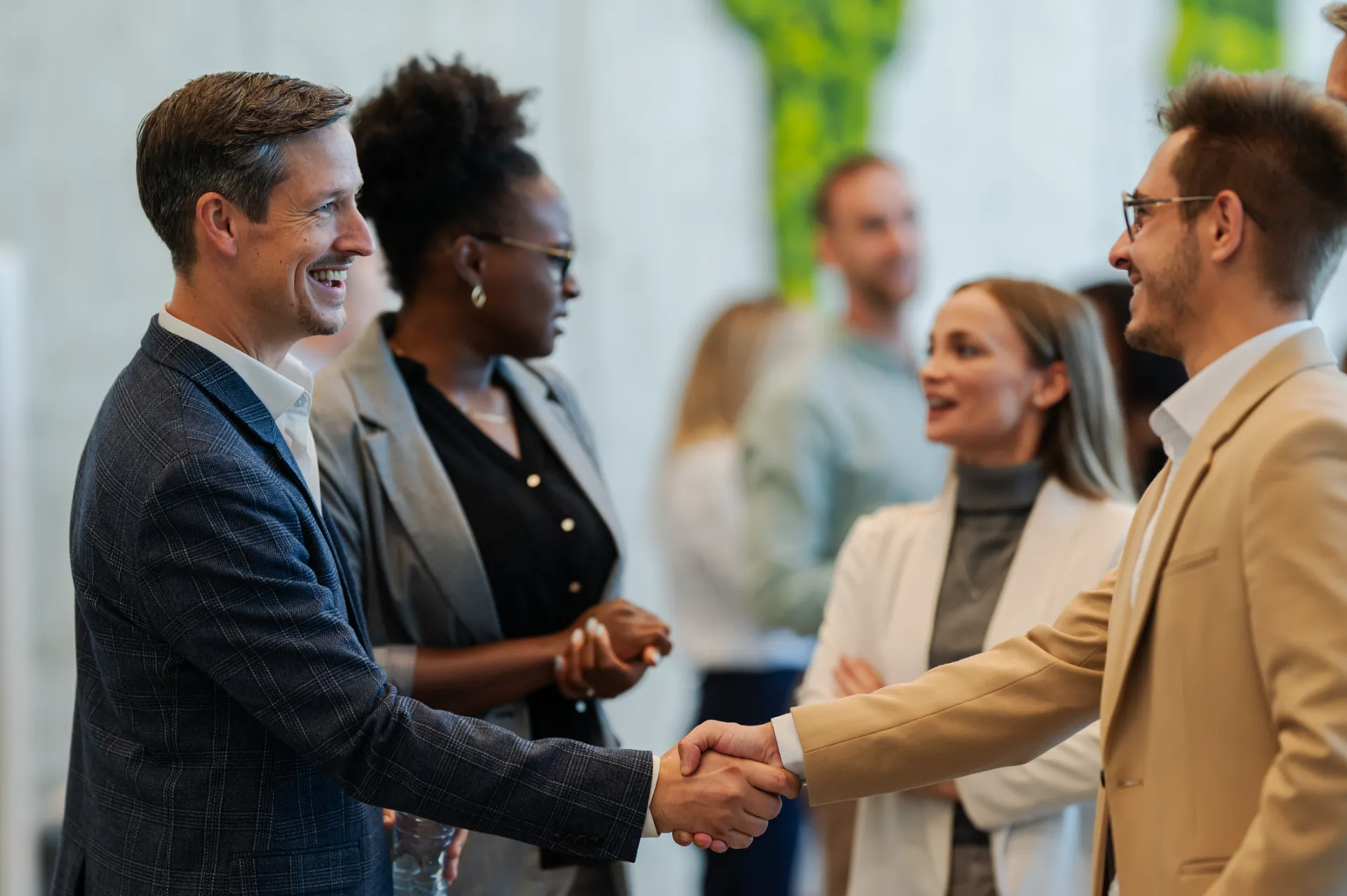 Business Owners Handshake